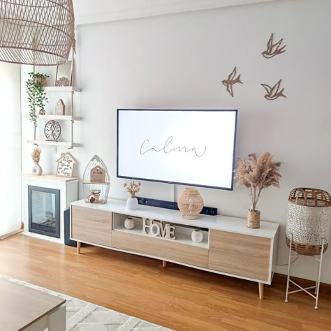 Sala Sem Tv, Tv Space Ideas, Deco Living Comedor, Ideas De Salon, Living Decoracion, Tv Decoration, Zona Tv, Ideas Decoracion Salon, Deco Tv