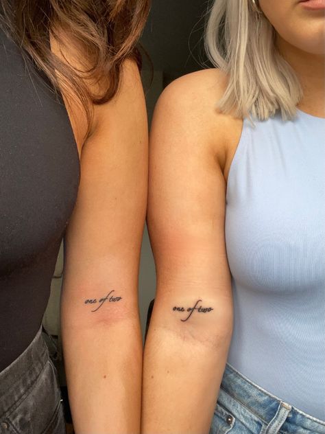 Friendship Matching Tattoos, Matching Best Friend Tattoo, Tattoos Arrow, Tattoos Feather, Tattoos Zodiac, Tattoos Quote, Friendship Tattoo, Lotus Tattoos, Best Friend Tattoo