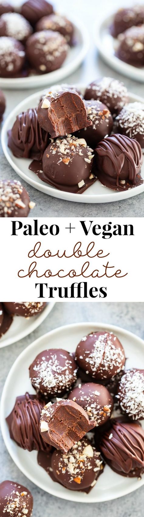 Aip Chocolate, Paleo Vegan Dessert, Brownies Truffles, Chocolate Truffle Recipe, Paleo Running Momma, Truffles Chocolate, Keto Meal Plans, Food Korean, Food Carts