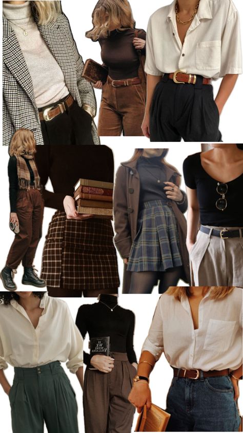 Sunny Aesthetic Clothes, Dark Academia Corset Outfit, Emily Gilmore Aesthetic Outfits, City Core Aesthetic Outfits, Dark Academia With Jeans, Bookish Outfits Librarian Chic, British Clothing Style Women, Librarian Aesthetic Outfit Summer, Clean Academia Aesthetic