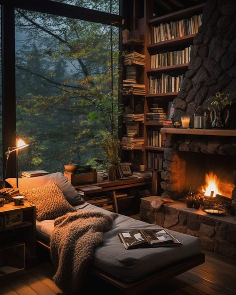 @interioryesplz • Instagram photos and videos Small Cabin Living Room, Log Cabin Living Room, Cabin Room, Room Country, Log Cabin Living, Cabin Living Room, Cabin Living, Fantasy House, Small Cabin