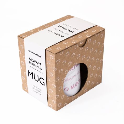 Mug Box Packaging, Mug Packaging, Bon Voyage Gift, Mug Box, Industrial Packaging, Friends Drinks, Paper Wrap, Cat Store, Let The Adventure Begin