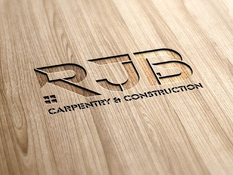 Carpentry Logo Design, Carpentry Logo, Wood Logo Design, Van Signage, Construction Logos, Wooden Business Card, Carpentry Services, Construction Business Cards, Construction Logo Design