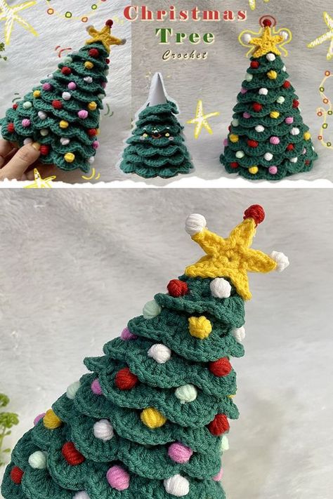 Crochet Christmas : 3D🌲 Easy Crochet Christmas Tree Tutorial | Crochet Christmas Decorations | Crochet Christmas Ornaments 🎄🎄🥰💕 Materials 🎄🎁 🥰🤶🏻☃ 1. Cotton Yarn 4ply size 2 mm. 2. Crochet Hook No.3 size 2.2 mm. 3.Paper 1 Pc. 4. Clear Tape 5. Scissors 6. Needle 7. Glue Finished size: Height 20 cm. Width 13 cm. ---------- Crochet Christmas Tree Free Pattern Easy, Free Crochet Pattern Christmas Tree, Christmas Tree Crochet Patterns Free, Crochet Tree Pattern Free, Free Christmas Tree Crochet Patterns, Crochet Christmas Tree Free Pattern, Free Crochet Christmas Tree Patterns, Christmas Tree Crochet Pattern Free, Easy Crochet Christmas Tree