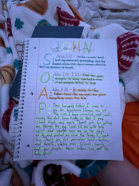 I did John with my bestie Kaylee 🫶💗 Heart Bible Study Method, John Chapter 2 Bible Notes, John Study Notes, John Chapter 1 Bible Study, The Gospel Of John Bible Study Notes, Bible Soap Method, John 1 Notes, John Chapter 1 Bible Study Notes, Soap Bible Study Method Example