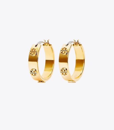 Small Miller Stud Huggie Earring: Women's Designer Earrings | Tory Burch Blessed Wednesday, Gold Huggies, Tory Burch Earrings, Preppy Jewelry, Huggie Earring, Chic Earrings, Jewelry Lookbook, Christmas 2023, Girly Jewelry