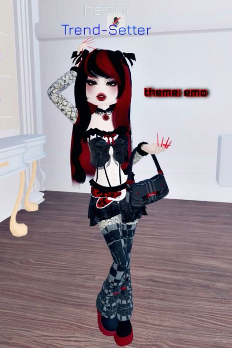 Emo idea DTI Emo Dress To Impress Roblox Game, Dress To Impress Emo Theme, Emo Dress Outfit, Emo Dress To Impress Outfit, Spiderman Dress To Impress, Dress To Impress I Would Never Wear This, Dress To Impress Nobody Is Gonna See Me, Villan Dress To Impress, Its Not A Phase Mom Dress To Impress