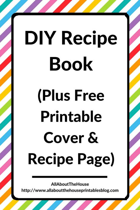 diy recipe book free printable rainbow editable cookbook organization cheap planner hack recipe card a5 half letter a4 gift Handmade Recipe Book Ideas, Cookbook Cover Design Free Printable, Recipe Book Design Diy, Diy Cookbook Ideas, Diy Recipe Book Ideas, Family Recipe Book Ideas, Recipe Templates Free, Handmade Cookbook, Diy Recipe Book