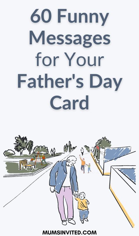 Discover heartfelt and humorous Father's Day card messages for dad, grandpa, stepdad, or husband. Find the perfect words to express your love and gratitude as a wife, son, or daughter. Explore funny and touching writing ideas and inspiration for crafting memorable Father's Day cards. Make dad smile with our collection of things to write in a Father's Day card, from sentimental to silly. Father’s Day Card Message From Kids, Happy Father’s Day Funny Card, What To Write In A Father's Day Card, Fathers Day Message Funny, Funny Fathers Day Cards From Daughter, Fathers Day Message From Daughter, Funny Fathers Day Cards, Happy Fathers Day Wallpaper, Fathers Day Images Quotes