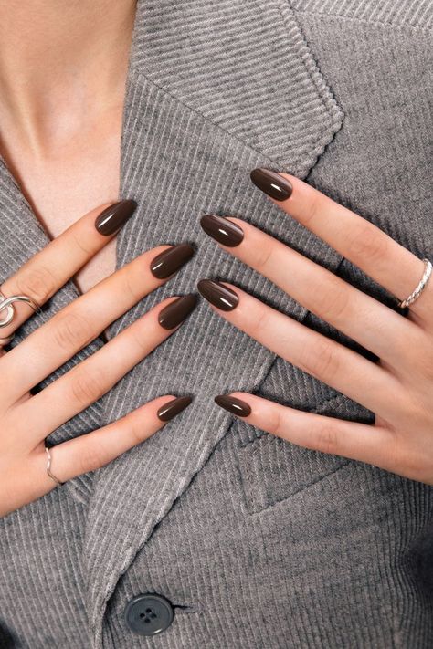 Brown Nail, Her Nails, Nail Trends, Nail Designs, Nail Polish, Nail Art, Nails, Pink, Design