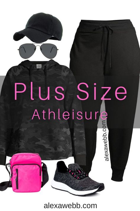 Plus Size Activewear Outfit, Walmart Plus Size Fall Outfits 2022, Plus Joggers Outfit, Plus Size Hoodie Outfit, Plus Size Sweatpants Outfit, Plus Size Joggers Outfit, Plus Size Fall Fashion 2022, Errands Outfit Winter, Errands Outfit Spring