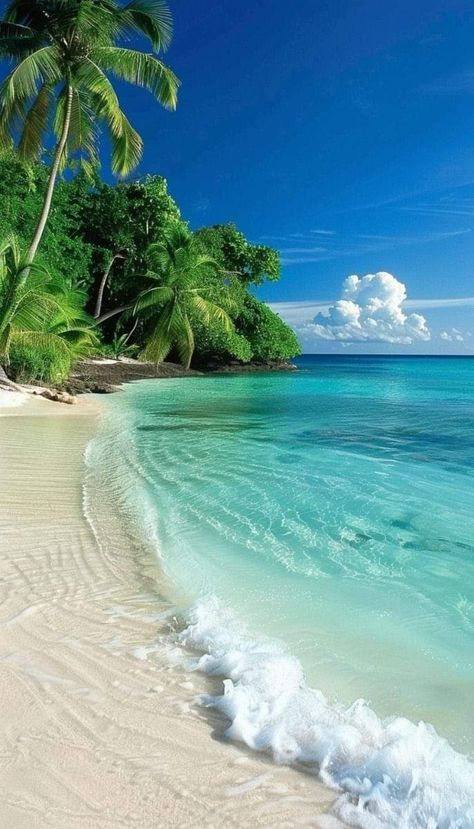 Beautiful Beaches Paradise, Beautiful Beach Pictures, Beautiful Ocean Pictures, Exotic Beaches, Ocean Pictures, Pretty Landscapes, Ocean Wallpaper, Beach Wallpaper, Beautiful Locations Nature