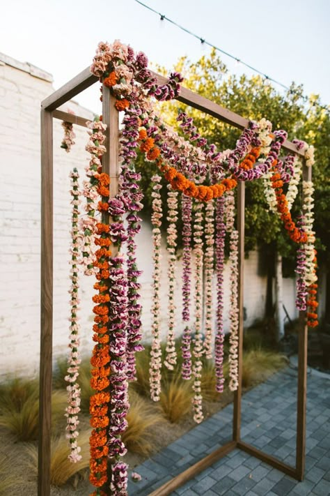 Marigold Wedding, Indian Wedding Flowers, Palm Springs Bachelorette, Boda Mexicana, Palm Springs Wedding, Ceremony Arch, Mexican Wedding, Wedding Southern California, Wedding Mood