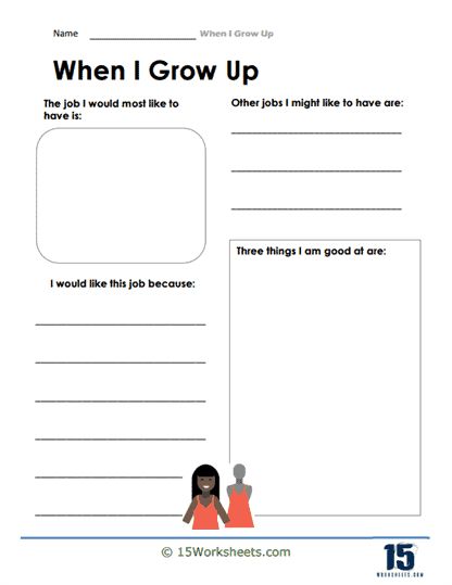 Career Worksheets For Kids, Jobs Worksheet, Holiday Science, Kindergarten Social Studies, Career Choices, Career Options, Career Planning, Kindergarten Writing, Future Career