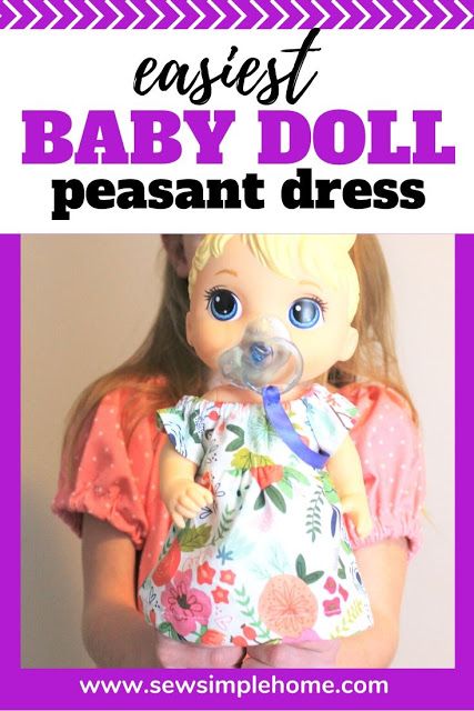 Diy Peasant Dress, Peasant Dress Pattern, 12 Inch Doll Clothes, Peasant Dress Patterns, Baby Alive Doll Clothes, Baby Doll Clothes Patterns, Free Pdf Sewing Patterns, Doll Clothes Patterns Free, Baby Doll Pattern