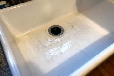 In this guide, we’ll provide you with everything you need to know, from how to clean porcelain sink scratches to prevention & more. Clean Porcelain Sink, Baking Soda Hydrogen Peroxide, Porcelain Kitchen Sink, Porcelain Kitchen, Sink Repair, Ceramic Kitchen Sinks, Porcelain Sinks, Best Kitchen Sinks, Old Sink