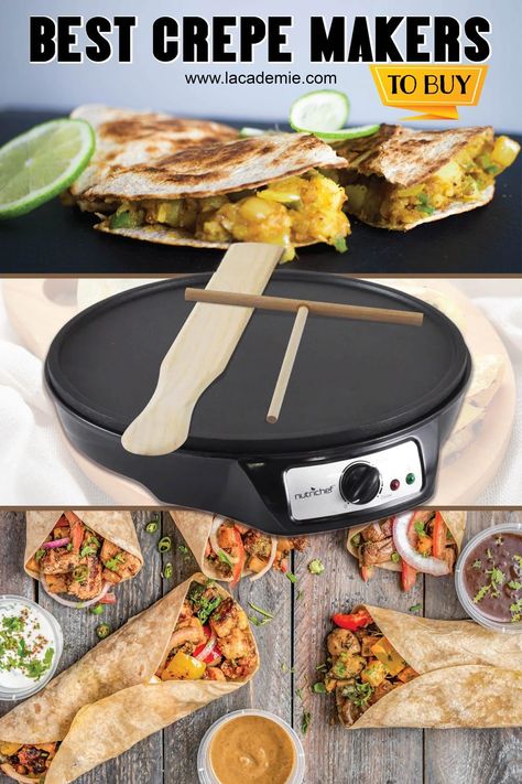 You can fulfill your crepe cravings anytime with a crepe maker. How To Use A Crepe Maker, How To Make Crepe, French Crepes, Best Kitchen Tools, Crepe Maker, Crepe Recipes, Food Products, Parisian Chic, Light Texture