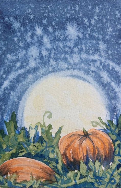 Haunted House Drawing, Plein Air Watercolor, Stars Glitter, Halloween Watercolor, Christmas Tree Painting, Watercolor Pumpkins, Elementary Art Projects, Fall Watercolor, Halloween Painting