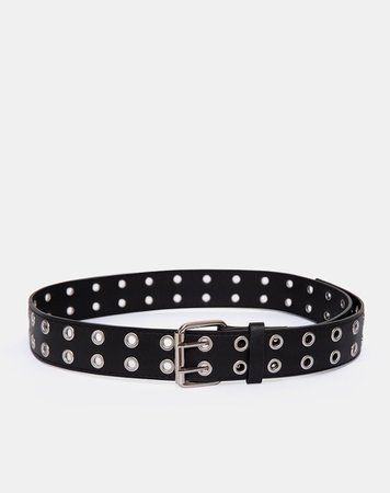 Leather Effect Double Eyelet Belt | Belt – motelrocks-com-us | ShopLook Double Grommet Belt, Eyelet Belt, Before And After Fitness, Alternative Subcultures, Grommet Belt, Goth Accessories, Floaty Dress, Rock Punk, Birthday Wishlist