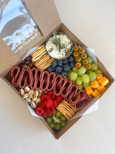 Charcuterie Personal, Graze Box Ideas, Mini Charcuterie Boxes, Platter Boxes, Charcuterie Gift Box, Charcuterie Picnic, Graze Boxes, Charcuterie Box, Charcuterie Boxes