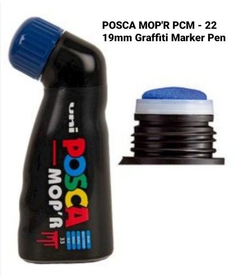 POSCA MOP'R PCM - 22 19mm nib Graffiti Marker Pen Graffiti Room, Graffiti Supplies, Nyc Graffiti, Graffiti Pens, Street Mural, Acrylic Paint Pens, Graffiti Style Art, Graffiti Alphabet, Spray Paint Art