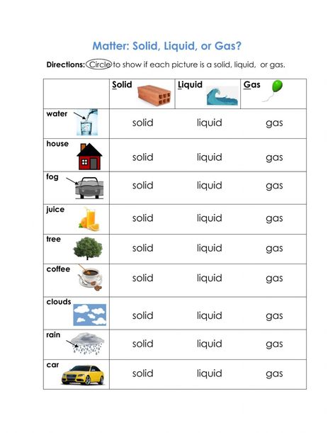 Solids Liquids Gases Worksheets, Solid Liquid Gas Worksheet Kindergarten, Changing States Of Matter Worksheet, Solids Liquids Gases Activities, States Of Matter Worksheet Grade 4, State Of Matter Worksheet, Solid Liquid Gas Worksheet, Solid Liquid Gas Activities, Properties Of Matter Worksheet