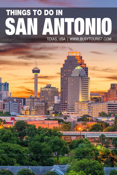 Planning a vacation to San Antonio, TX and wondering what to do there? This travel guide will show you the top attractions, best activities, places to visit & fun things to do in San Antonio, Texas! Start planning your itinerary & bucket list now! #SanAntonio #SanAntonioTexas #thingstodoingSanAntonio #usatravel #usatrip #usaroadtrip #travelusa #ustravel #ustraveldestinations #americatravel #travelamerica #texas #vacationusa #SanAntonioTX San Antonio Attractions, San Antonio Travel, Visit San Antonio, San Antonio Zoo, Texas Vacation, San Antonio Missions, San Antonio River, Downtown San Antonio, Vacation Usa