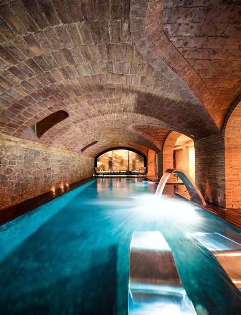 Hotel 1898 Barcelona, Barcelona Hotel, Indoor Pool Design, Indoor Spa, Piscina Interior, Indoor Pools, Basement Pool, Barcelona Hotels, Luxury Pools