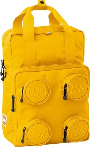 Lego Bag, Active Design, Lego Blocks, Rucksack Bag, Lego Lego, Shapes And Colors, Lego Duplo, Kids Backpacks, Bright Yellow