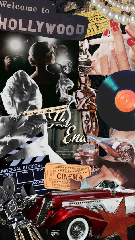 1950 Hollywood Aesthetic, The Golden Age Of Hollywood, Hollywood Vintage Aesthetic, Old Hollywood Glamour Wallpaper, Fame And Fortune Aesthetic, Hollywood Glamour Moodboard, Hollywood Wallpaper Aesthetic, Retro Glamour Aesthetic, Old Hollywood Mood Board