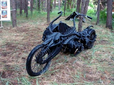 Halloween Motorcycle, Goth Motorcycle, Gothic Motorcycle, Custom Motorcycles Bobber, Custom Built Motorcycles, Motorcross Bike, Futuristic Motorcycle, Pretty Bike, Custom Choppers