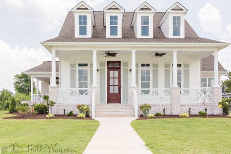 Eastover Cottage – The Exterior | Life…The Hall Way White Cottage Exterior, Best Exterior Paint, Southern Cottage, Southern Living House Plans, Cottage Exterior, Painted Cottage, White Cottage, Beach Cottage Style, House Paint Exterior