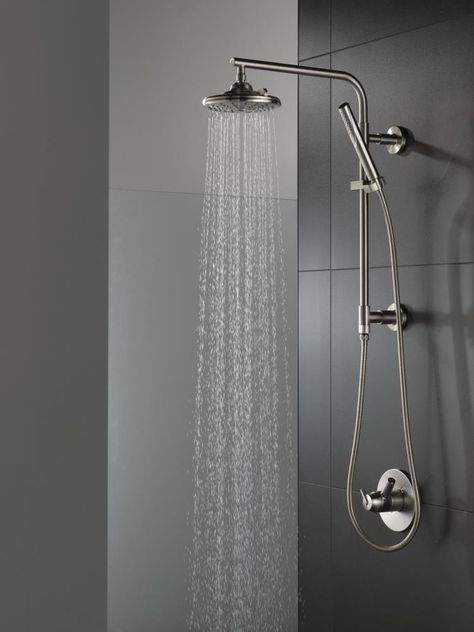 Overhead Shower Head, Shower Column, Bathroom Shower Faucets, Shower Diverter, Shower Columns, Shower Fixtures, Faucet Accessories, Delta Faucets, Up House