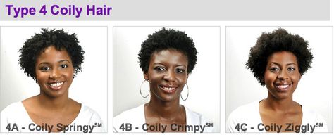 Type 4 Hair Chart with pics Black Hair Types Chart, Natural Hair Type Chart, Hair Type Chart, Hair Chart, Black Hair Types, Type 4c Hairstyles, Type 4 Hair, 4c Natural Hair, Different Hair Types