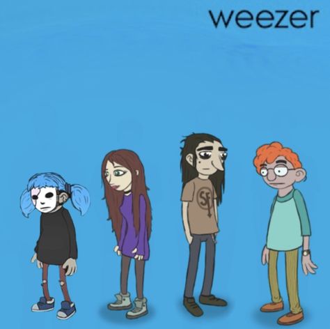 Giffany Gravity Falls, Weezer Blue, Rivers Cuomo, Bo Burnham, Buddy Holly, Sally Face, Zoo Wee Mama, Weezer, I Dont Have Friends