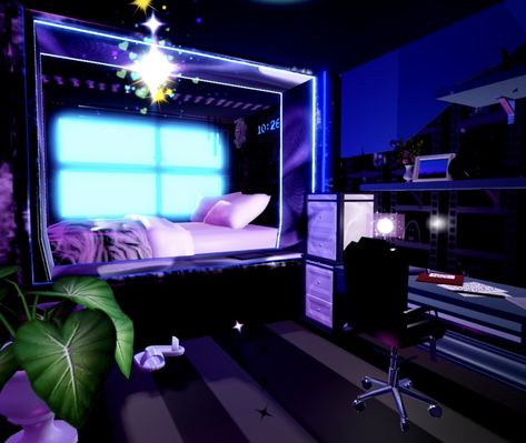 Fae (comms closed) on X: "My Royale High cyberpunk dorm - Rocheford’s apartement⏻ - Rocheford’s room (1/?) #royalehigh #royalehighdorms #royalehighnewschool https://t.co/tHXudoS7ce" / X Goth Royale High Dorm, Royale High Dorm Exterior, Royale High Dorm Ideas Layout, Royal High Dorms Ideas, Royale High Dorm Inspiration, Royale High Dorm Closet, Royale High Dorm Ideas, Cyberpunk Apartment, Dorm Layout