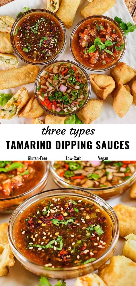 Tamarind Dipping Sauce, Wok Sauce, Asian Dipping Sauce Recipes, Tamarind Dressing, Tamarind Recipes, Thai Dipping Sauce, Indian Sauces, Asian Dipping Sauce, Dipping Sauces For Chicken