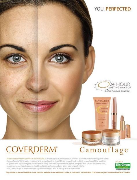 This is showing what this womans face looked like before and what it looks like after using this product. This is a perfect representation what a before/after ad is to look like. Instead of picking one side or the other it is showcasing both sides. From Web. Lipstick Ad, Ad Layout, Makeup Ads, Beauty Ad, Magazine Ads, Graphic Design Tutorials, Ad Design, Design Tutorials, Beauty Brand