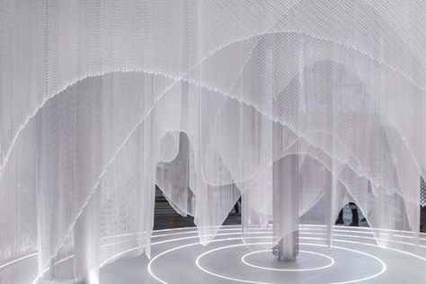 Gallery of The Cloud Maze / RSAA / Büro Ziyu Zhuang - 7 Vertikal Garden, Metal Curtain, Interactive Installation, Artistic Installation, Festival Design, Sculpture Installation, Stage Design, Booth Design, Pop Up Store