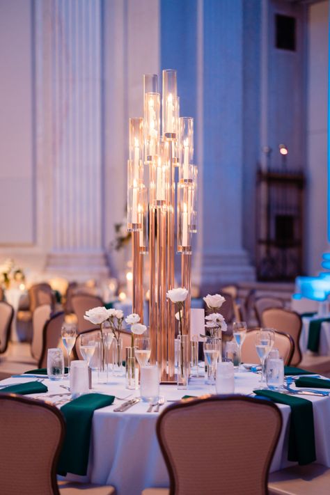 Modern gold candelabra with taper candles centerpiece and bud vases to accent around. PC Salt and Sonder Studio https://saltandsonder.com/ Tall Gold Candelabra Wedding Table, Gold Candle Wedding Centerpieces, Candle Tower Centerpiece, Gold Candleabra Centrepiece, Modern Candelabra Centerpiece, Gold Candelabra Centerpiece, Candlebra Centerpiece Gold, Floating Candle Wedding Centerpieces, Candlebra Centerpiece