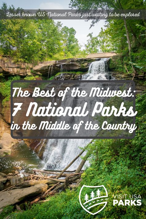 The Best of the Midwest: 7 National Parks You Never Thought to Visit in the Middle of the Country Beautiful Places In Usa, Midwest Road Trip, Wind Cave National Park, Rv Trips, American National Parks, Scenic Railroads, Midwest Travel, Visit Usa, Badlands National Park