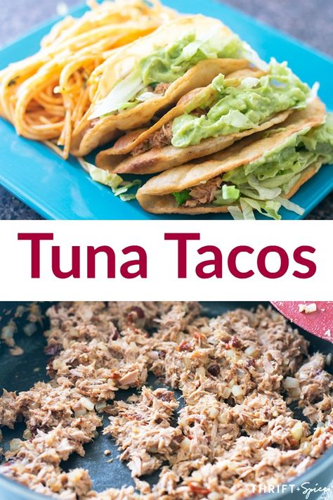 Tuna Fish Tacos Recipes, Tuna Salad Tacos, Mexican Tuna Recipes, Tuna Tacos Recipe Canned, Canned Salmon Tacos, Canned Tuna Tacos, Tuna Taquitos, Tuna Fish Tacos, Tuna Tacos Recipe