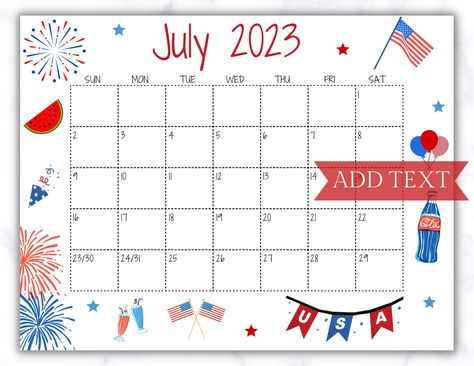 Printable July 2023 Wall Calendar, Editable Classroom Calendar, Summer Calendar with American Flag, Monthly Calendar, Family Calendar July Calendar 2020, July Whiteboard Calendar Ideas, July Whiteboard Calendar, July Calendar 2024, July Calendar Ideas, Summer Calendar Printable, Whiteboard Calendar Ideas, Printable Classroom Calendar, July Calendar 2023