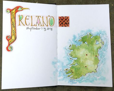 Preparing travel journal | Drawn In Bird Field Guide, Travel Sketching, Aesthetic Art Journal, My Travel Journal, Nature Exploration, Ireland Road Trip, Nz Travel, Travel Journal Scrapbook, Travel Sketchbook