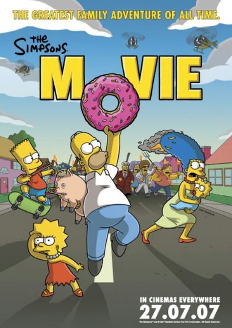 The Simpson Movie watch it it will blast your mind out boom Rambo 4, Simpsons Movie, The Simpsons Movie, Simpsons Art, Matt Groening, Film D'animation, Homer Simpson, Hd Movies, Movie Trailers