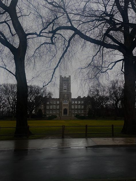 New York Gothic Aesthetic, Rainy College Aesthetic, East Coast Gothic, New England Gothic Aesthetic, Northeast Gothic, Northeastern Gothic, America Gothic, New York Gothic, Northwestern Gothic