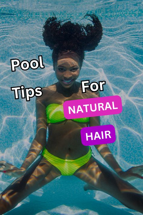 how to take care of natural hair while swimming, how to swim with natural hair, how to prep natural hair for swimming, how to prep hair for the pool, how to swim with natural hair, natural hair care after swimming, how to take care of hair after swimming, how to care for black hair after swimming, how to take care of hair when swimming daily, natural hair styles for black women, hair styles for curly hair, natural hairstyle ideas Pool Day Hairstyles Black Women, Natural Hair Swimming Hairstyles, Pool Natural Hairstyles, Black Swimmers Hairstyles, Natural Hairstyles For Pool Day, Natural Pool Hairstyles, Swimming Protective Styles Natural Hair, Protective Hairstyles For The Pool, Swimming Hairstyles For Curly Hair