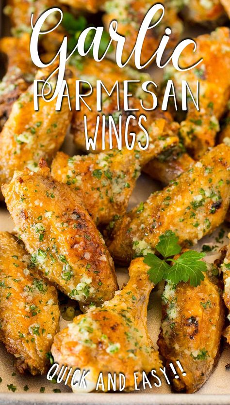 Dry Garlic Parmesan Wings, Homemade Garlic Parmesan Wings, Garlic And Herb Chicken Wings, Deep Fried Garlic Parmesan Wings, Airfryer Chicken Wings Garlic Parm, Keto Garlic Parmesan Chicken Wings, Garlic Parm Dry Rub Wings, Parmesan Crusted Chicken Wings, Lemon Parmesan Chicken Wings