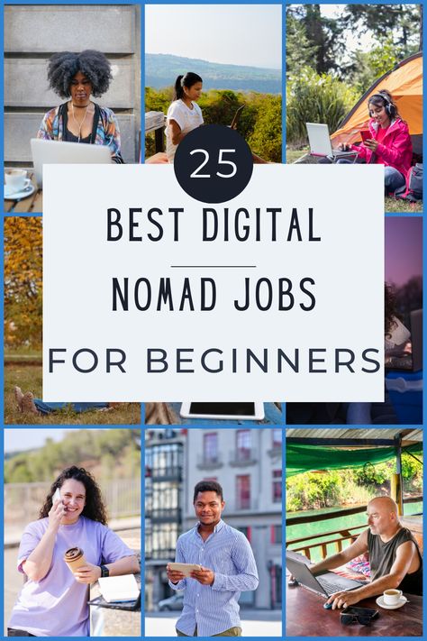 Based on our personal experience and research, in our article, we discuss some of the best digital nomad jobs for beginners. These jobs are easy to start and don’t require a lot of experience or training. If any. Digital Jobs, Digital Nomad Jobs, Job Skills, Nomad Life, Style Hacks, Digital Nomad Life, Nomad Lifestyle, Digital Nomad Lifestyle, Online Surveys