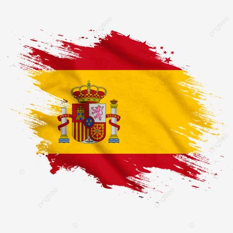 Spanish Background, Spain Watercolor, Spanish Homework, Flag Of Spain, Spain Aesthetics, Lithography Art, Pictures Of Flags, Spanish Flag, Spanish Flags